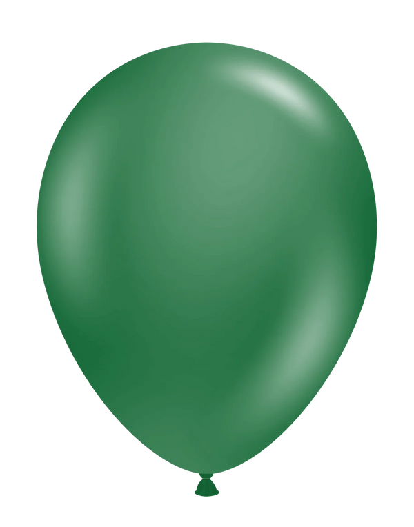 36-Inch Balloon - Air Filled (Tuftex Metallic Forest Green)