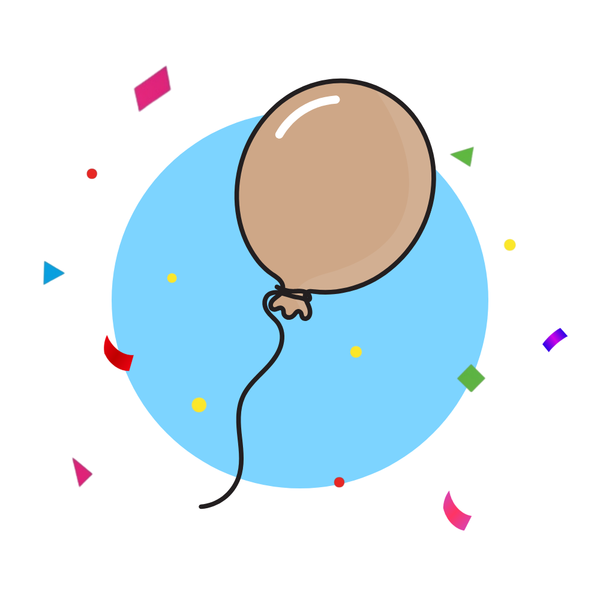 24-Inch Balloon - Air Filled (Cameo)