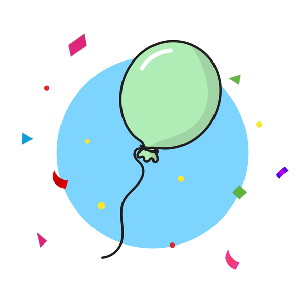 24-Inch Balloon - Air Filled (Empower-mint)