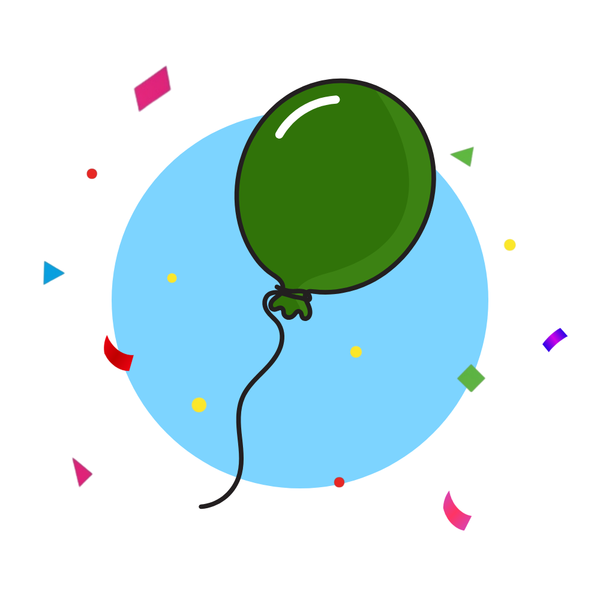 24-Inch Balloon - Helium Filled (Metallic Forest Green)