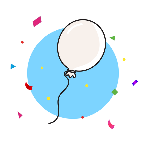 24-Inch Balloon - Helium Filled (Sugar)