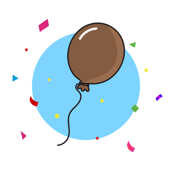 24-Inch Balloon - Air Filled (Cocoa)