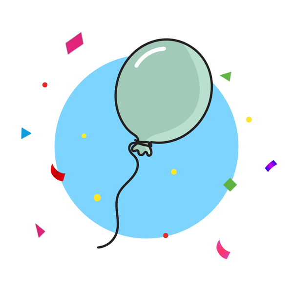 24-Inch Balloon - Air Filled (Seaglass)