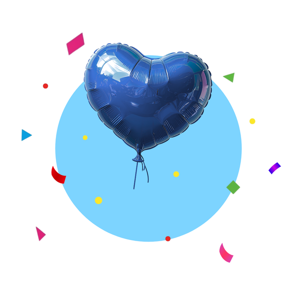 Mylar Proposals Blue Balloon